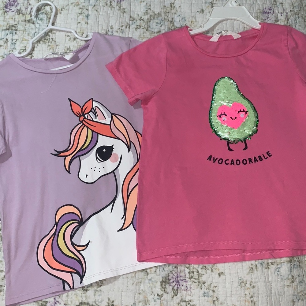 H&M, little girl bundle, size 6-7 years